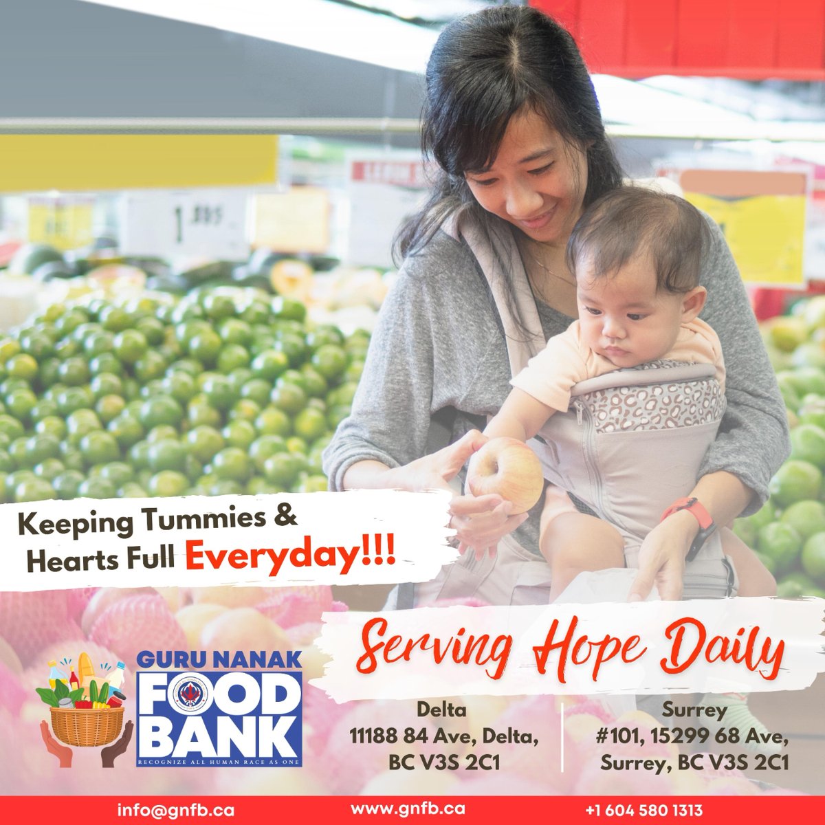 gnfbsurrey's tweet photo. โจ๐ฅณ๐We at Guru Nanak Food Bank are Serving Hope Daily.๐
.
.
#gnfb #gnfbsurreydelta #gurunanakfoodbank #charity #foodbank #foodbankbc #foodbankcanada #vancouverbc #surreyfoodbank #cityofdelta #delta https://t.co/ZdFSg4t4w9