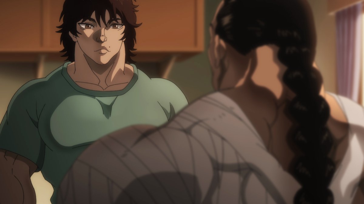 baki_anime's tweet photo. ／
共に分かち難く……
＼

アニメ『#範馬刃牙』#野人戦争編
16話「ピクルの涙」が
本日TOKYO MXほかにて放送🔥

日曜日
TOKYO MX　毎週 23:30～
サンテレビ　毎週 23:30～
ＢＳ日テレ　毎週 23:30～

#バキアニメ https://t.co/dGGBnhvJoA