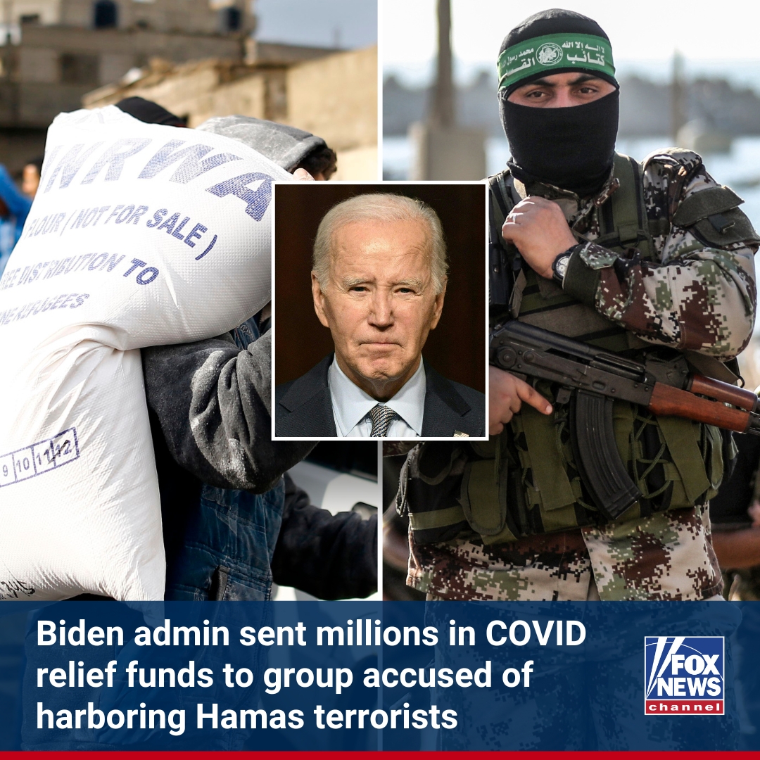 Fox News (@foxnews) on Twitter photo FUNDS IN FOCUS: The Biden administration sent $33.7 million from the American Rescue Plan, a spending bill meant to combat COVID, to a Palestinian relief organization that has been referred to as "effectively a branch of Hamas." trib.al/zJPXUOS FUNDS IN FOCUS: The Biden administration sent $33.7 million from the American Rescue Plan, a spending bill meant to combat COVID, to a Palestinian relief organization that has been referred to as "effectively a branch of Hamas." trib.al/zJPXUOS