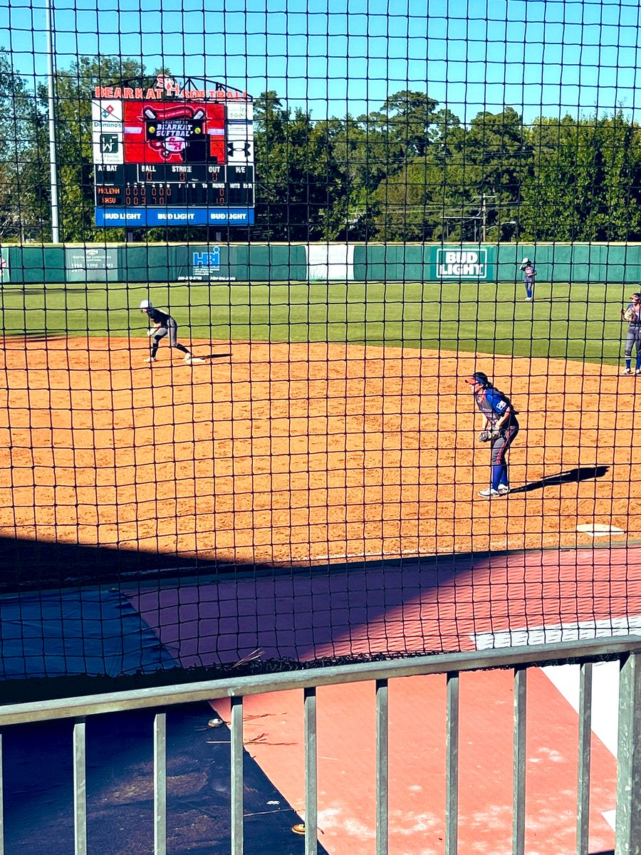 Bridgeland_SB's tweet photo. The coaches made a trip up to Bearkat country today to watch some legendary #alums! Weโre so proud of you ladies! Have a great season! ๐งก๐ค #ForeverBears #21 #22 #15 https://t.co/FhdVu9gn3R