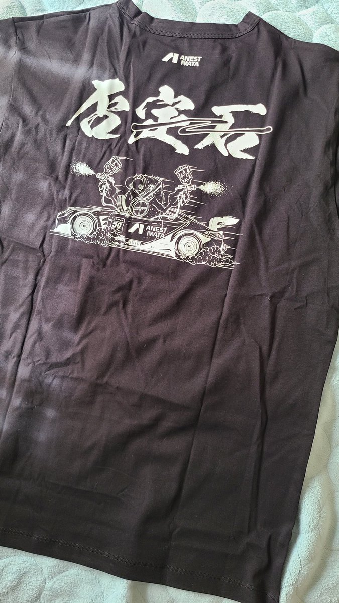遅くなりましたが、アネスト岩田レーシングの応援グッズ届きました！
来年の富士はこれを着て応援です！

ありがとうございました。

#ANESTIWATARACING
#アネスト岩田
#NOTHEORY