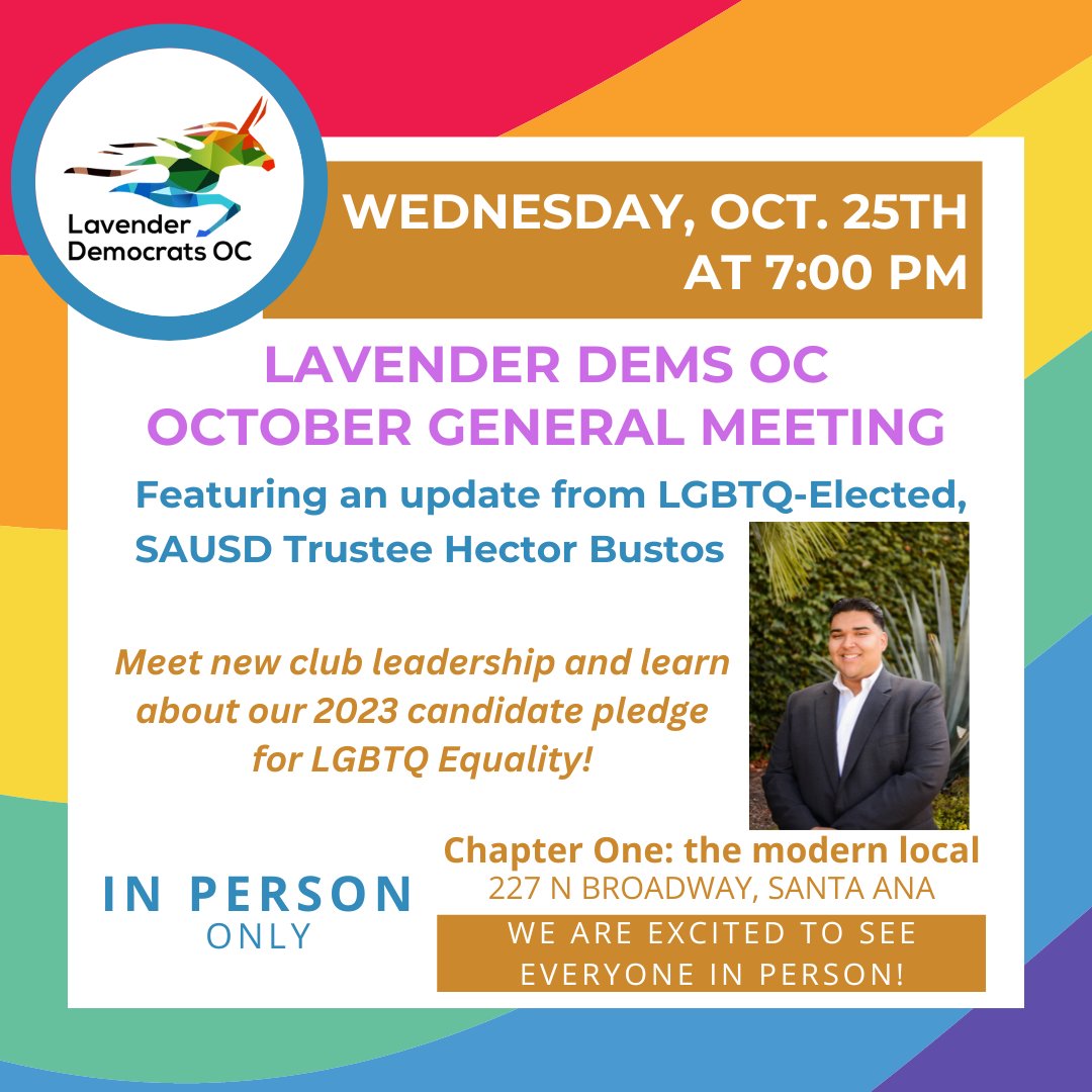 Lavender Democrats OC tweet media