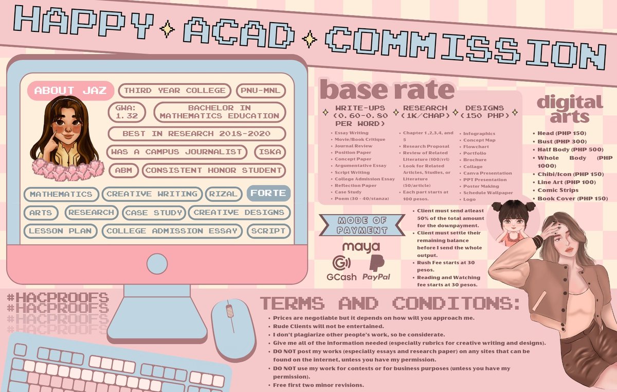happyacadcomish's tweet photo. Research Paper Commission

💜Chapter 1 
💜Chapter 2 
💜Chapter 3 
💜Chapter 4
💜Chapter 5 
💜All Chapters
💜 RRL
💜 Data Analysis
💜 IMRAD

Tags: Academic Service Commission
LF Client https://t.co/idNM7zWe9O