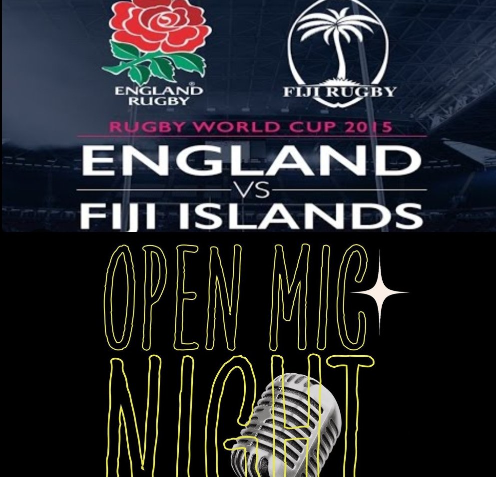 Sundays of Rugby and Live music at @sindercombe !

👉 4pm England Vs Fiji
👉 8pm France Vs South Africa

And straight away after the matches our Open mic till late!

#rugbyworldcup #openmiclondon #hammersmith #sheperdsbush #westfieldwhitecity