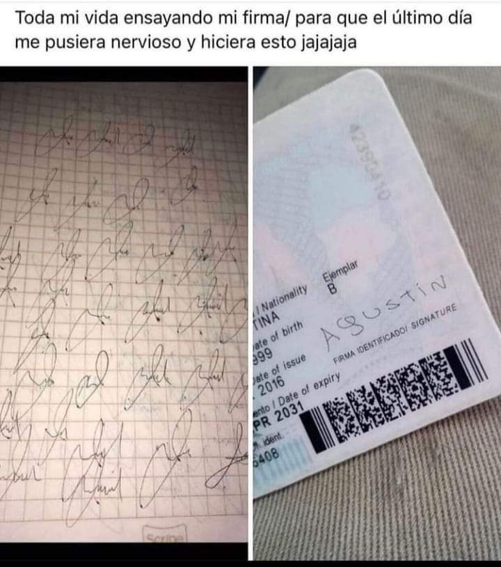 Un autógrafo maestro?