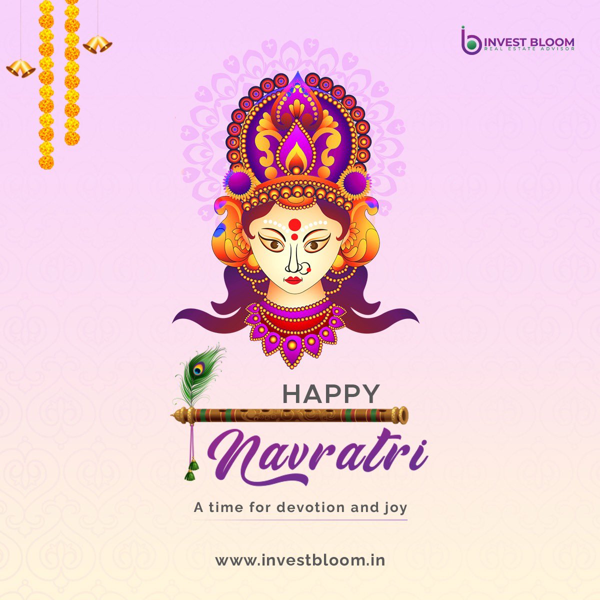 bloom_invest's tweet photo. Celebrate the power of Maa Durga with prayers, fasting, and dancing.
Happy Sharad Navratri From @bloom_invest
Book your dream Home today!
Visit Us: https://t.co/zvzTTjxBxx
#navratri #navratri2023 #sharadnavratri #happynavratri #ShubhNavratri🕉 #jaimatadi #investbloom https://t.co/kRhDet1qBk
