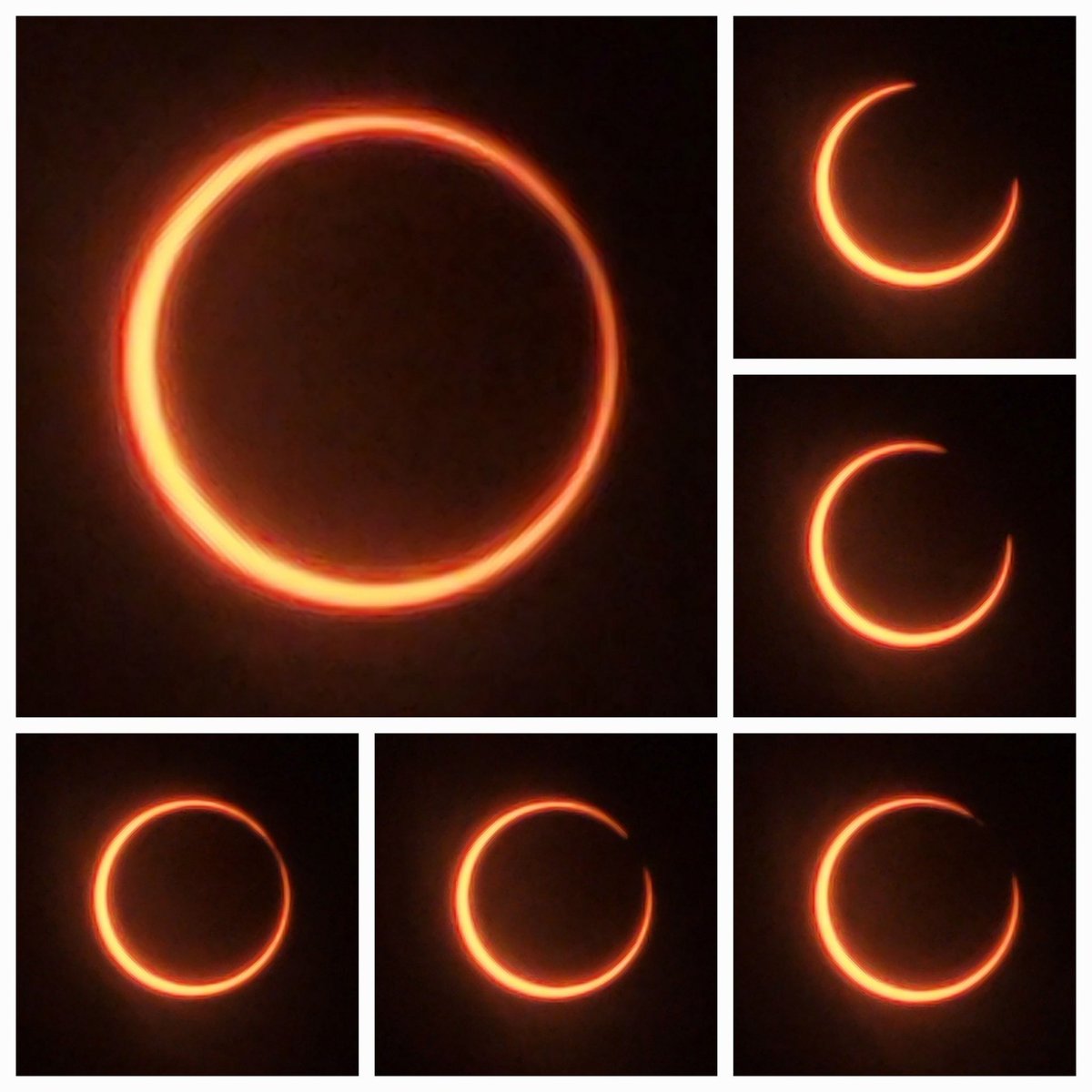 Eclipse watching from San Antonio. In true SATX fashion, shortly before the ring, a nearby watcher started blasting Total Eclipse of My Heart on their car radio. Come find me at the blue skies!