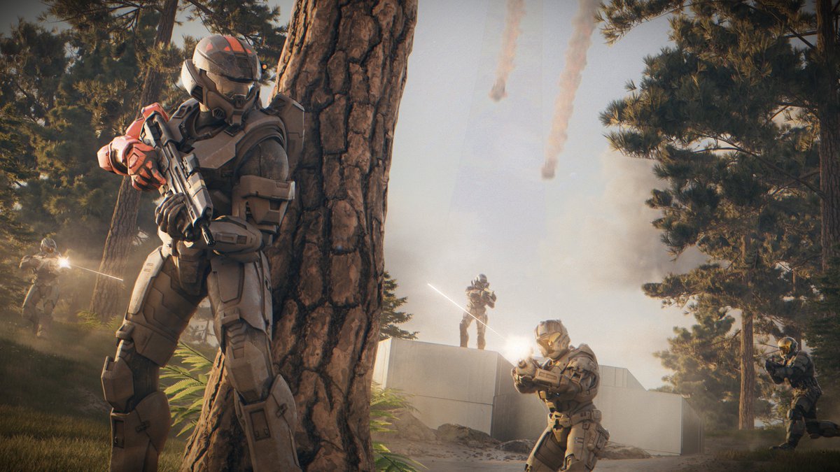 TheForgeFalcons's tweet photo. Inheritor: Battle Royale has now gone gold!

Dynamic loot, Dynamic meteor showers, Dynamic KOTH, Dynamic closing zone, Procedurally Generated Terrain, Gulag &amp; more

No bugs remain, all scripts are in &amp; the map is 100% complete. Now we await Forge AI

Then we launch #HaloInfinite https://t.co/UsZBJFFLfR