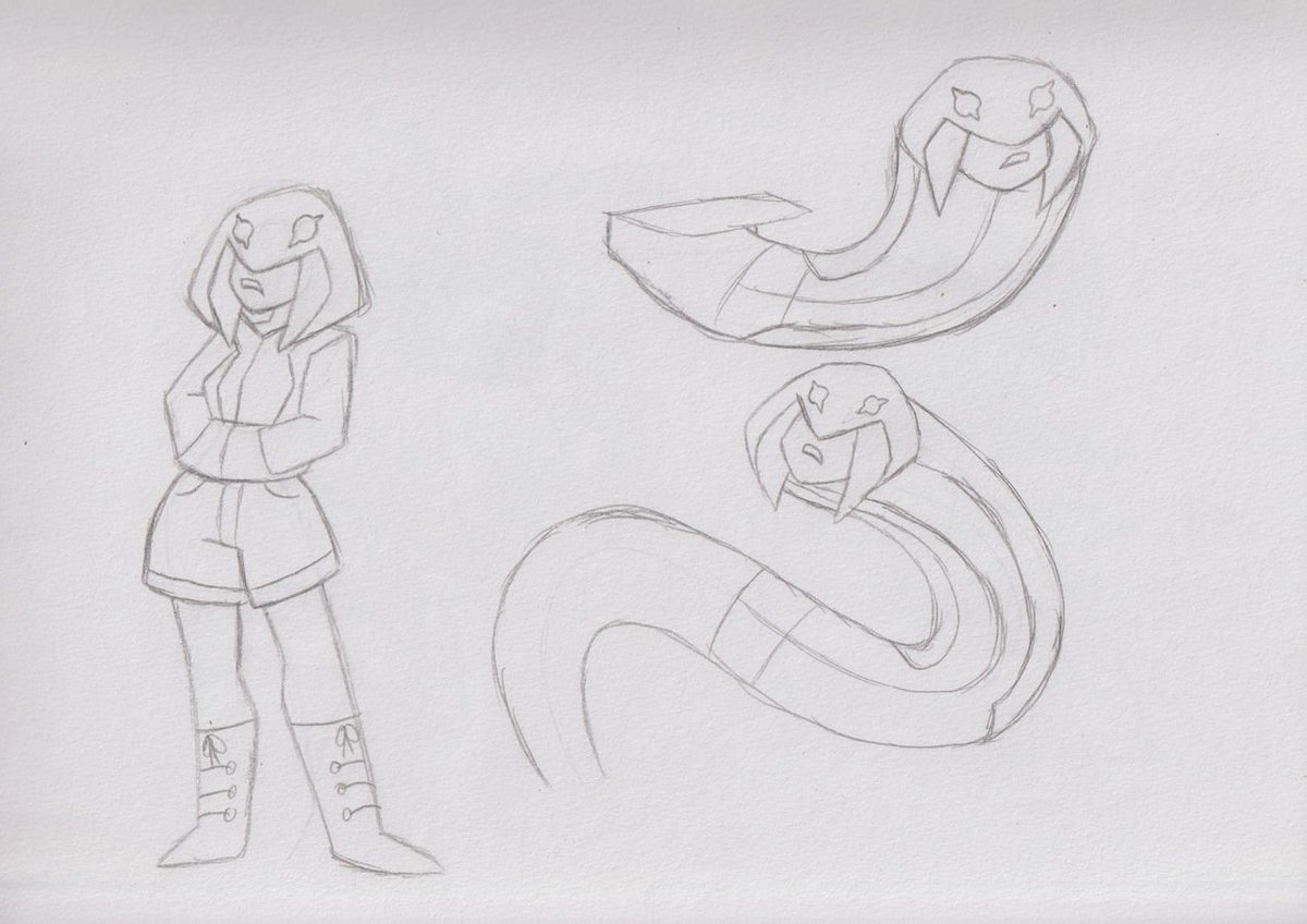 Here's snake hood from 'Beast Hoods'.

Snake hood is a mysterious character who starts off as an enemy to the beast hoods but eventually becomes an ally. She can stretch her body to incredible length and even squeeze through small places with ease. #stretchypowers #snakehood