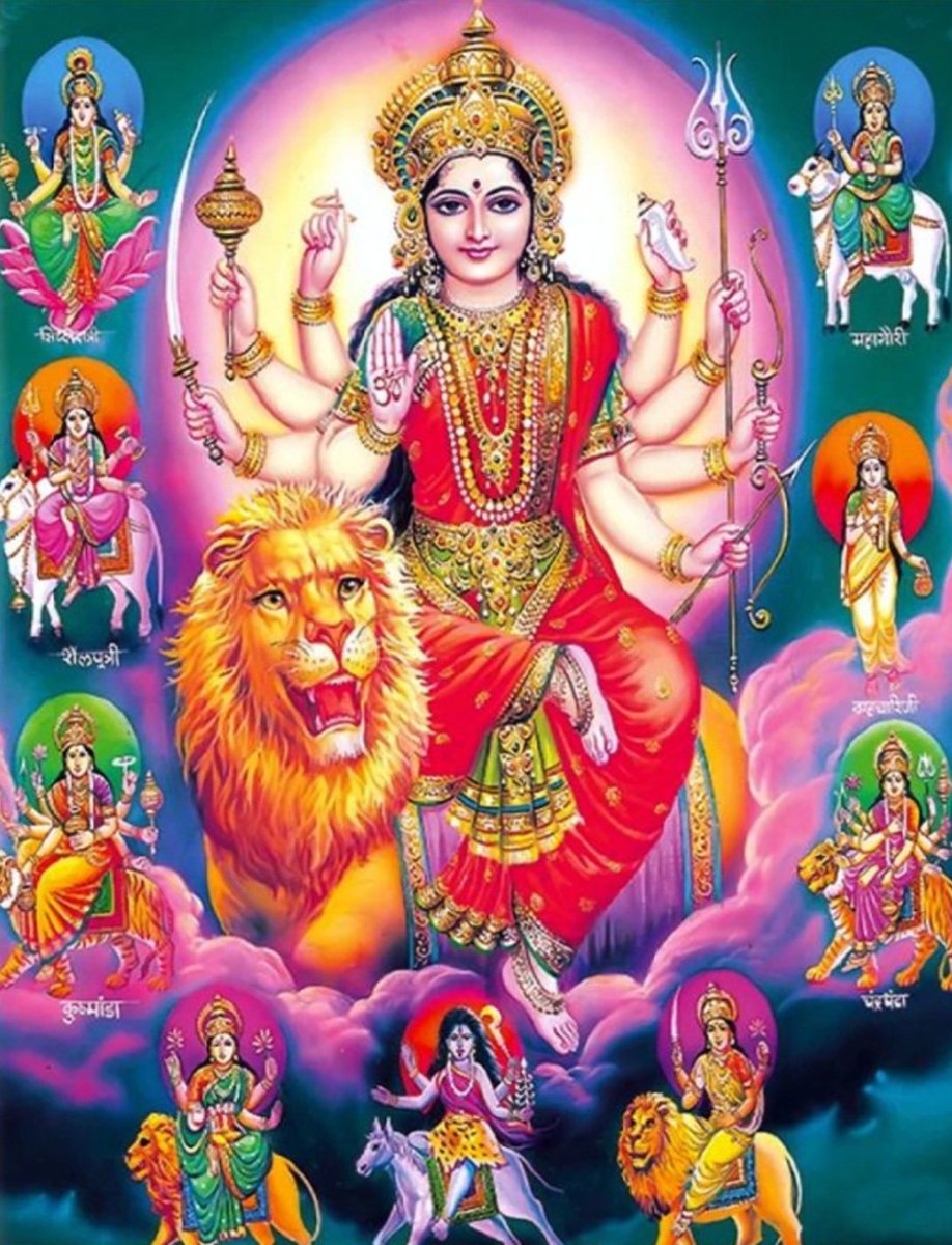 k62069's tweet photo. ॐ दुर्गा देव्यै नमः 🚩नवरूप दिव्य अलौकिक दर्शन
     नवरात्रि शुभारंभ की हार्दिक शुभकामनाएं https://t.co/yL1KC6pgNw