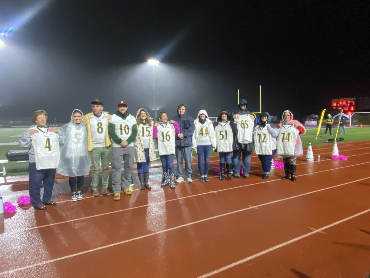 ACCHSVikings's tweet image. #VikingProud Vikings win it, 30-14 over Whitehall! Congratulations again to our Senior players and their “My Jersey, Your Impact” teachers and staff honorees! #VikingNation #FaithTraditionExcellence 💚💛🏈🤘