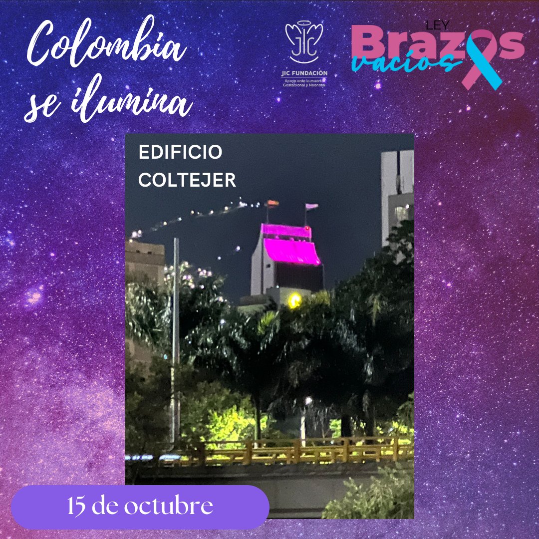 FundacionJic's tweet photo. ⭐️ El Distrito de Medellín se une a la conmemoración del Día Nacional del Duelo Perinatal 
Agradecemos su compromiso social con las familias que han perdido sus bebés #LeyBrazosVacíos #DueloPerinatal 📷🦋💙 https://t.co/NkDqX9iz1n