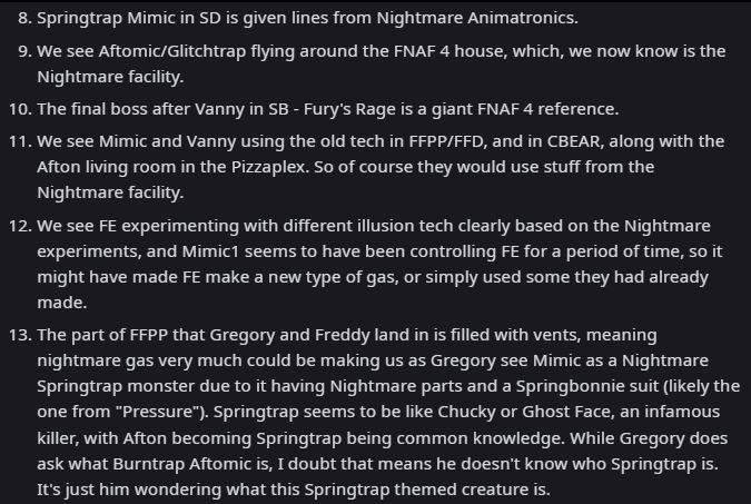 Limefrost_Milo's tweet image. Here is all the evidence I have of Mimic and Vanny using some version of Nightmare Gas, resulting in Mimic looking like a Nightmare Springtrap in &quot;Security Breach&quot;.

#FNAF #fnafsb #fnafsecuritybreach #MIMIC #MIMICSWEEP #Dittophobia #Talesfromthepizzaplex