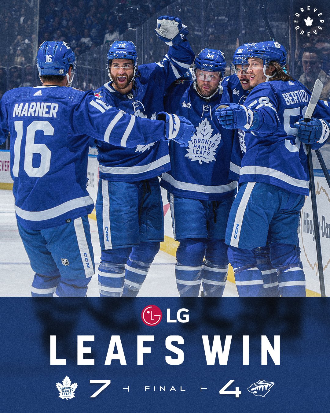 Toronto Maple Leafs on X: Final @LGCanada  #LeafsForever   / X