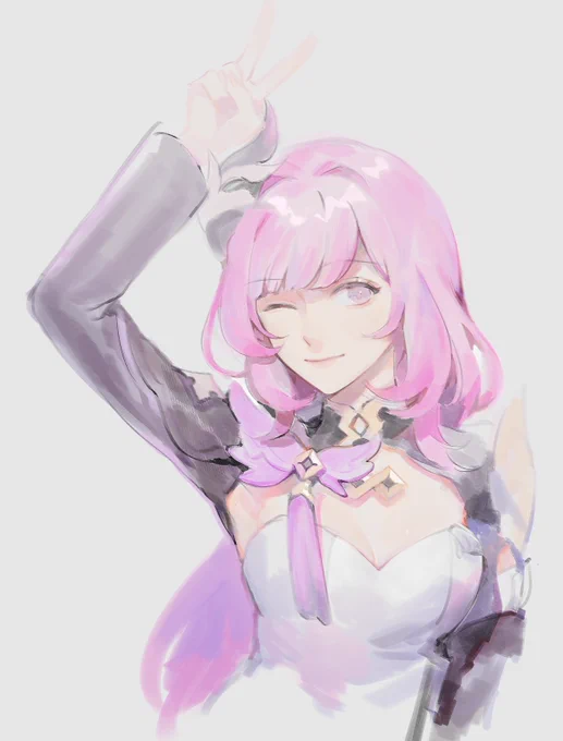 she looked like she would wink 