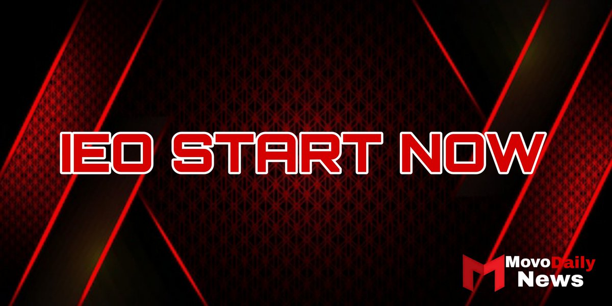 $Movo IEO Start now on <a href="/bitforexcom/">BitForex</a>

Buy IEO here : bitforex.com/en/starter/MOV…

Start Today 15 November
End 25 November
Trading start 30 November