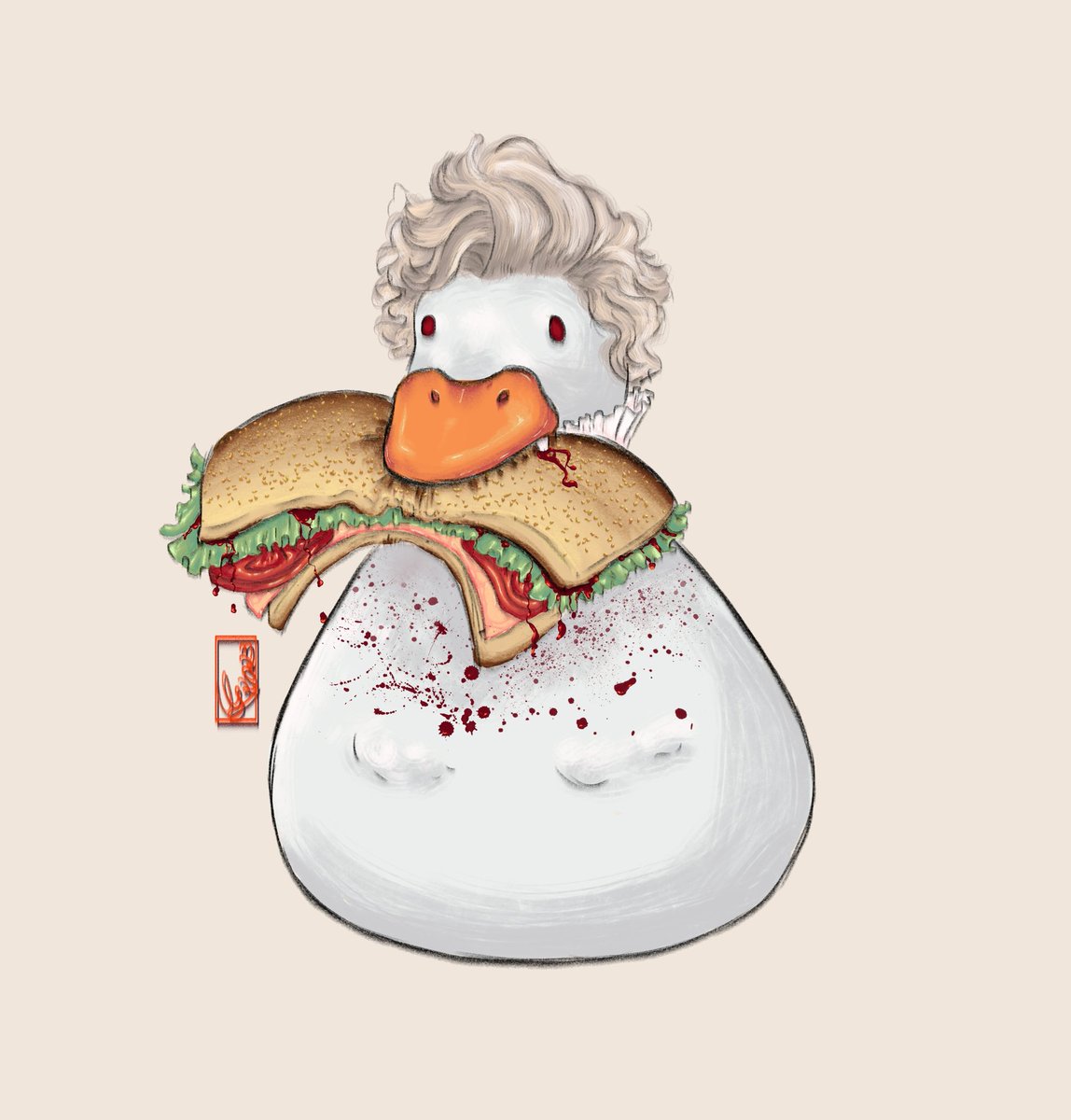 SparklessDia's tweet photo. Made for my best friend Astarion from Baldurs Gate as goosetarion with is "Ketchup" sandwich. Had fun make this.

#artist  #art #artistic  #artwork #digitalart #illustration #asthetic #baldursgate #baldursgate3 #astarion #fanart #goosetarion #baldursgate3fanart #astarionfanart https://t.co/tg8m07PCd2