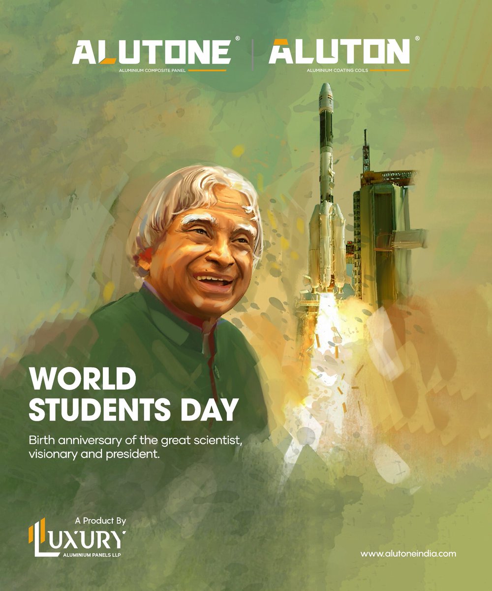 dnn2410's tweet photo. On the occasion of Dr. APJ Abdul Kalam's birthday, let's remember his extraordinary contributions to science, education, and the nation.
#worldstudentday #studentday #studentlife #empoweryouth #learngrowthrive #alutone https://t.co/xJWHb93gso