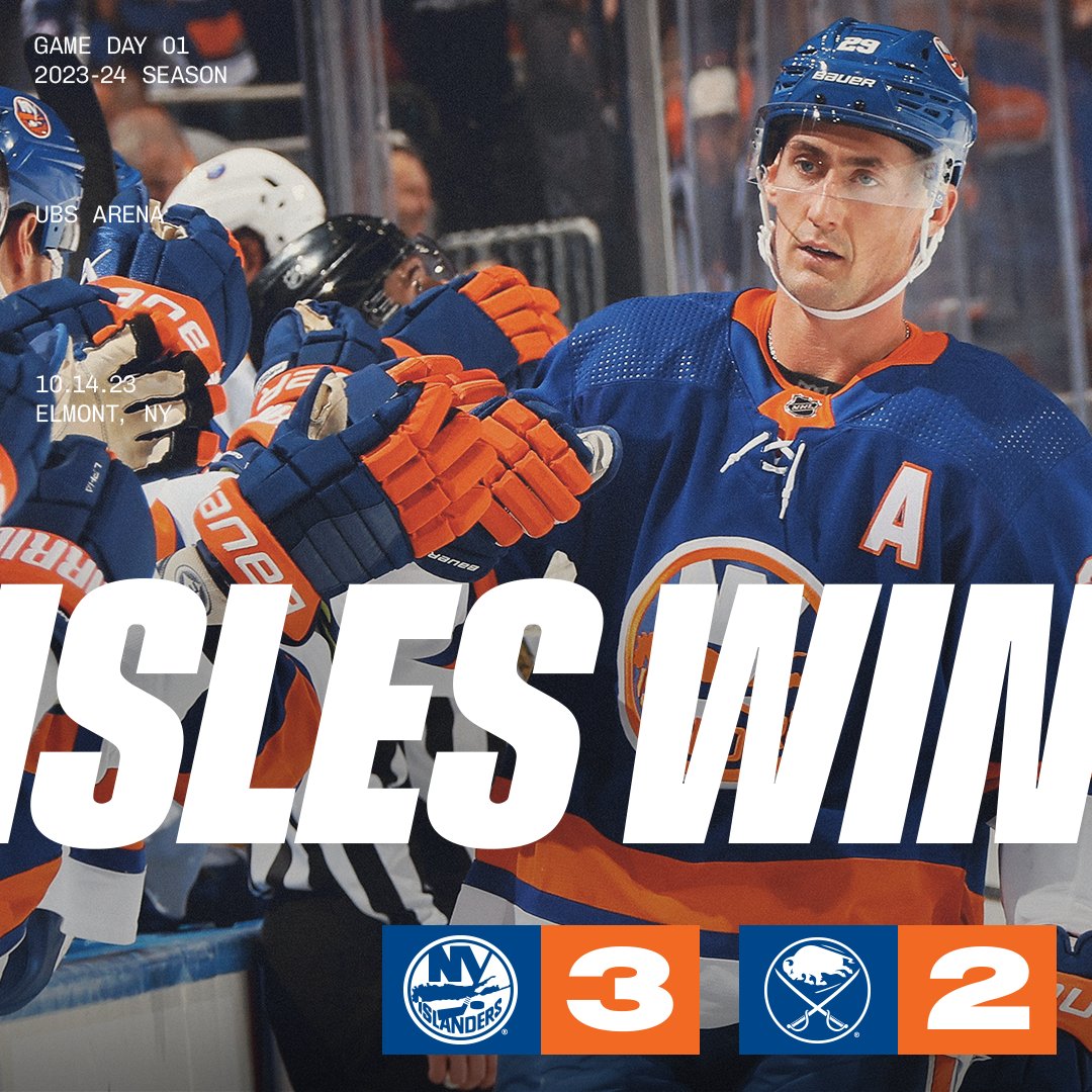 NYIslanders's tweet image. #Isles win!
