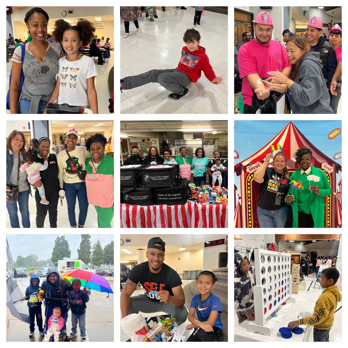 ihes_braves's tweet photo. What an incredible time at our Community Day Carnival! Thank you to our families, community partners, and volunteers who “braved” the rain and made it a great day! Thank you to the AKA Sorority for their sponsorship. @CCPS https://t.co/SuGC0RTxvE