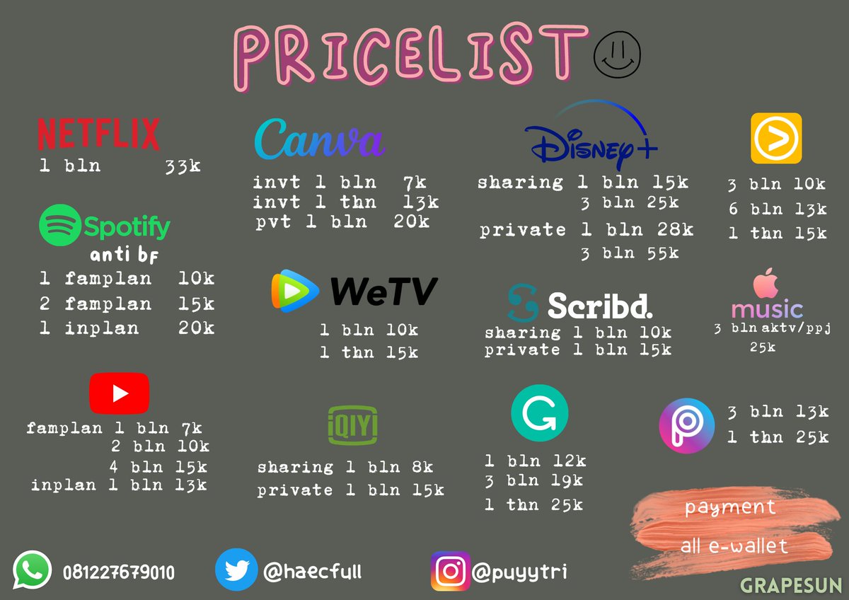 canstuy's tweet photo. JUAL APLIKASI PREMIUM by Vival's 🐻🤎

• legal 
• trusted 
• bergaransi 

dm/wa https://t.co/SvY5Qppejo (fastresp) 
testi : https://t.co/iYglQMEWNG
payment : all e-wallet 
#zonaba #zonauang #zonajajan https://t.co/RzI2Gjbbi0