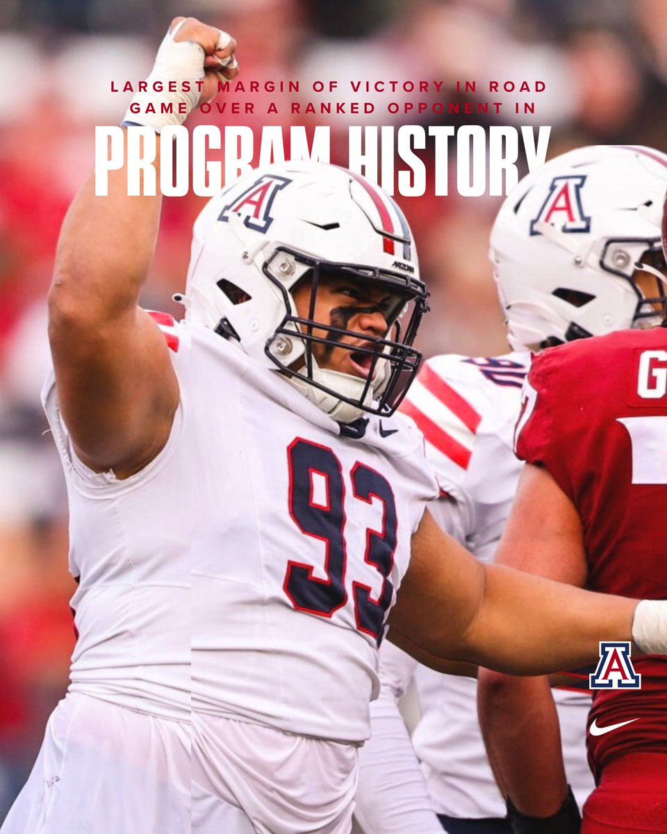 AZATHLETICS's tweet photo. 𝐃𝐨𝐦𝐢𝐧𝐚𝐧𝐭. 

#BearDown x #DesertFury https://t.co/ogODjNdVQx