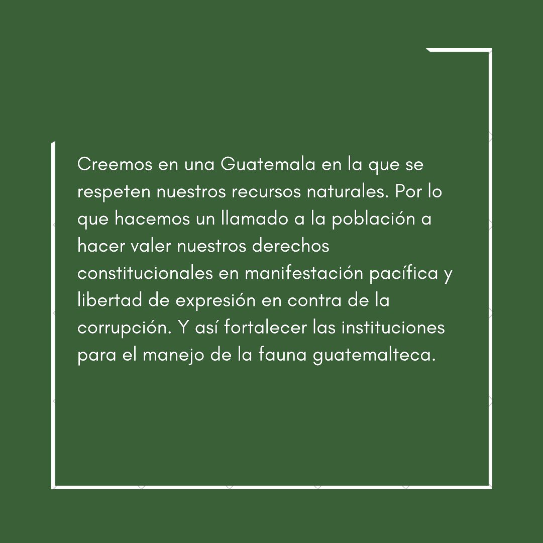 Ante la coyuntura nacional la <a href="/ag_herp/">Asociacion Guatemalteca de Herpetología</a> pronuncia: