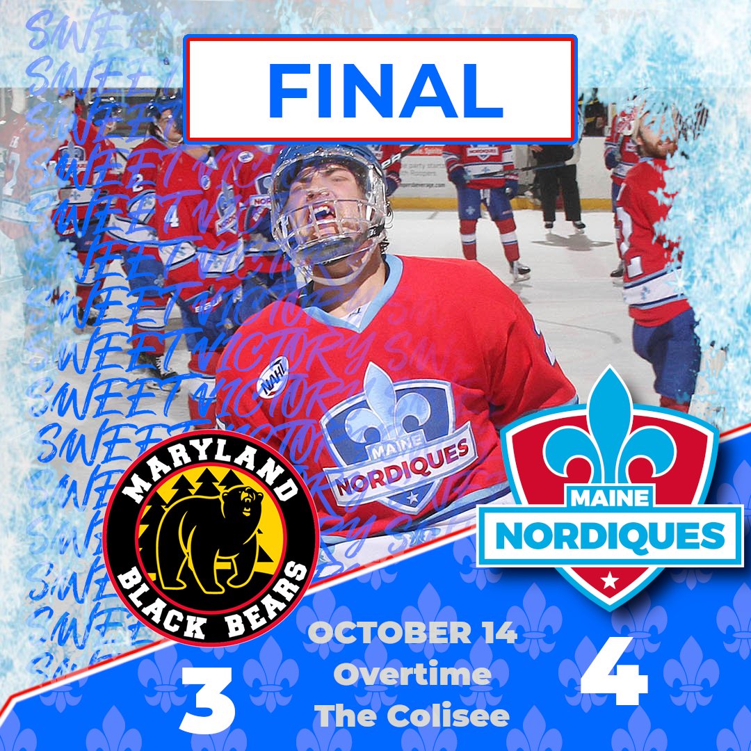 Maine Nordiques on X: ITS A WEEKEND SWEEP! The Maine Nords take