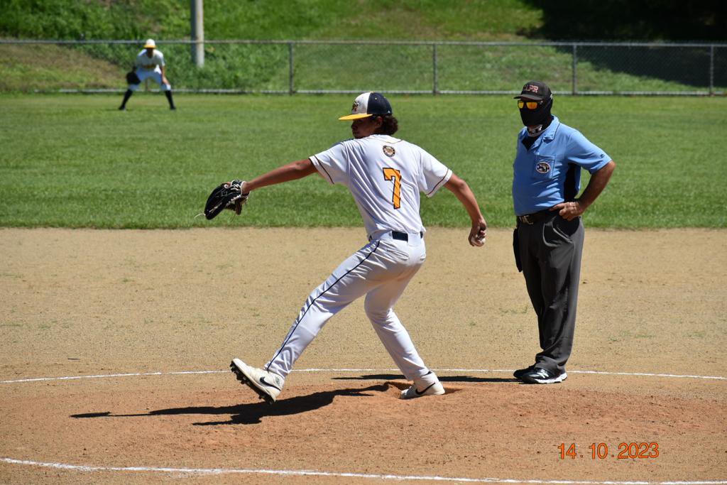 JedielCollazo's tweet photo. Today I had the opportunity to pitch 1 inning. 4 batters faced (1 strikeout, 1 BB & 2 groundouts) #Class2025 #JRODZ https://t.co/nOPZXMuu5l