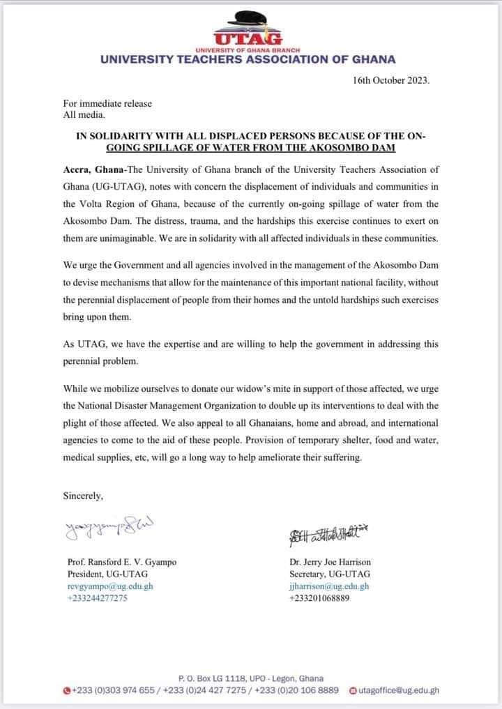 pastorgoldman's tweet photo. Ghana::

This is coming from UNIVERSITY TEACHERS ASSOCIATION of GHANA.

NPP govt led by President Nana Addo Dankwa Akufo-Addo , Dr. Mahamudu Bawumia  and it's apparatchiks are rather insulting the AFFECTED PERSONS. https://t.co/zvakJc5DWI