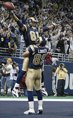 STLRamsHistory's tweet photo. Most receiving yards in the 2000s:
1. Torry Holt — 12,594 yards 
2. Randy Moss — 11,739 yards 
3. Terrell Owens — 11,644 yards 

Most receptions in the 2000s: 
1. Torry Holt — 868 catches 
2. Tony Gonzalez — 831 catches 
3. Hines Ward — 819 catches 

Put Big Game in the Hall! https://t.co/oZruEb4TMO