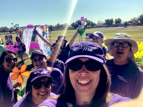 Grateful to support the cause 💜🌸 #ENDALZ #Walk2EndAlz @alzassociation @BannerHealth