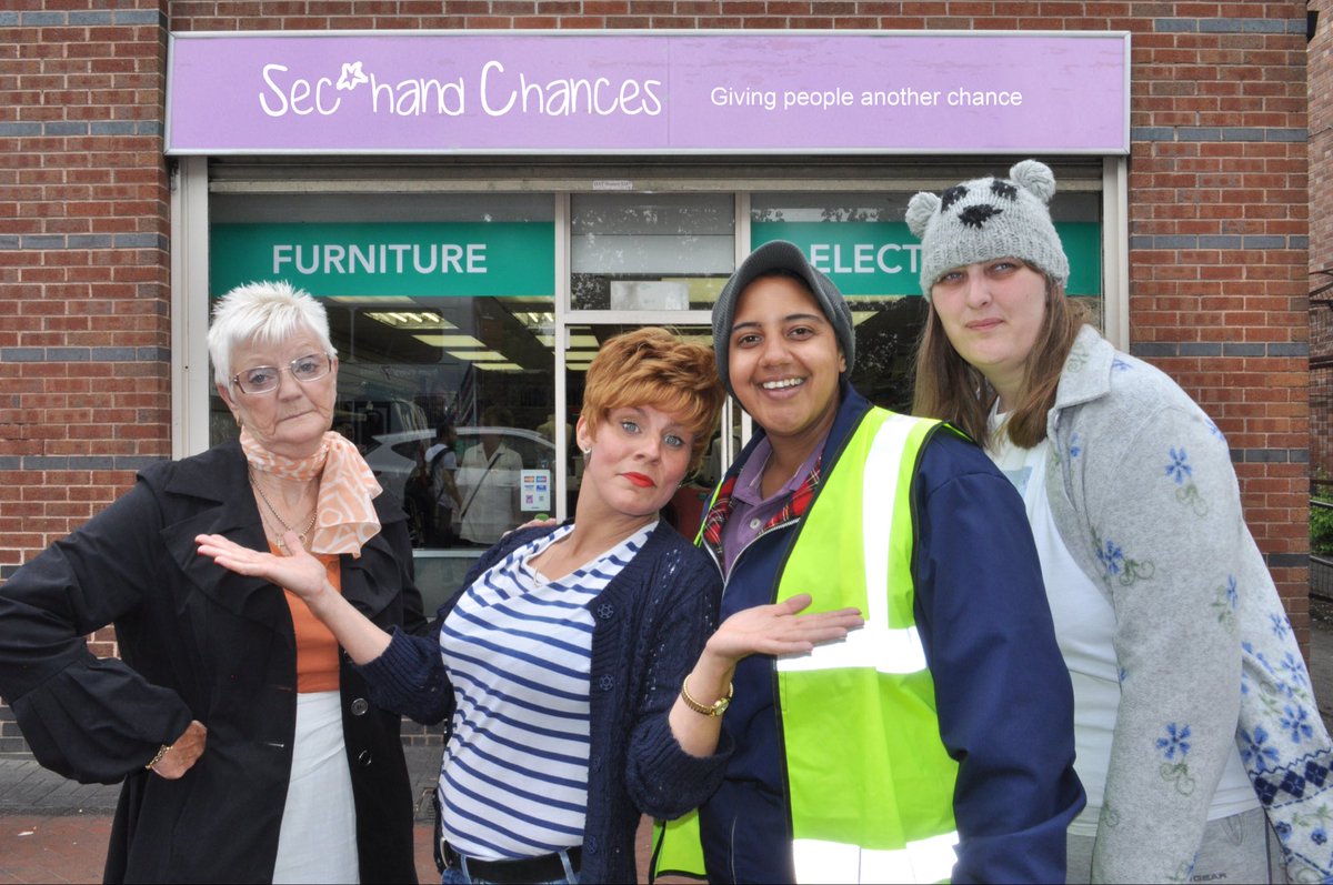 BRATTYBARBl's tweet photo. 4 years ago today, Charity Shop Sue made its debut on YouTube and changed history… the fact we are still waiting on a "Sec*Hand Series" is devastating💔 Where are Sue and the gals now? Did the fookin refurb ever happen? Did Mable's ashes make it to Skegness? WE NEED ANSWERS https://t.co/LuXSryqvPG
