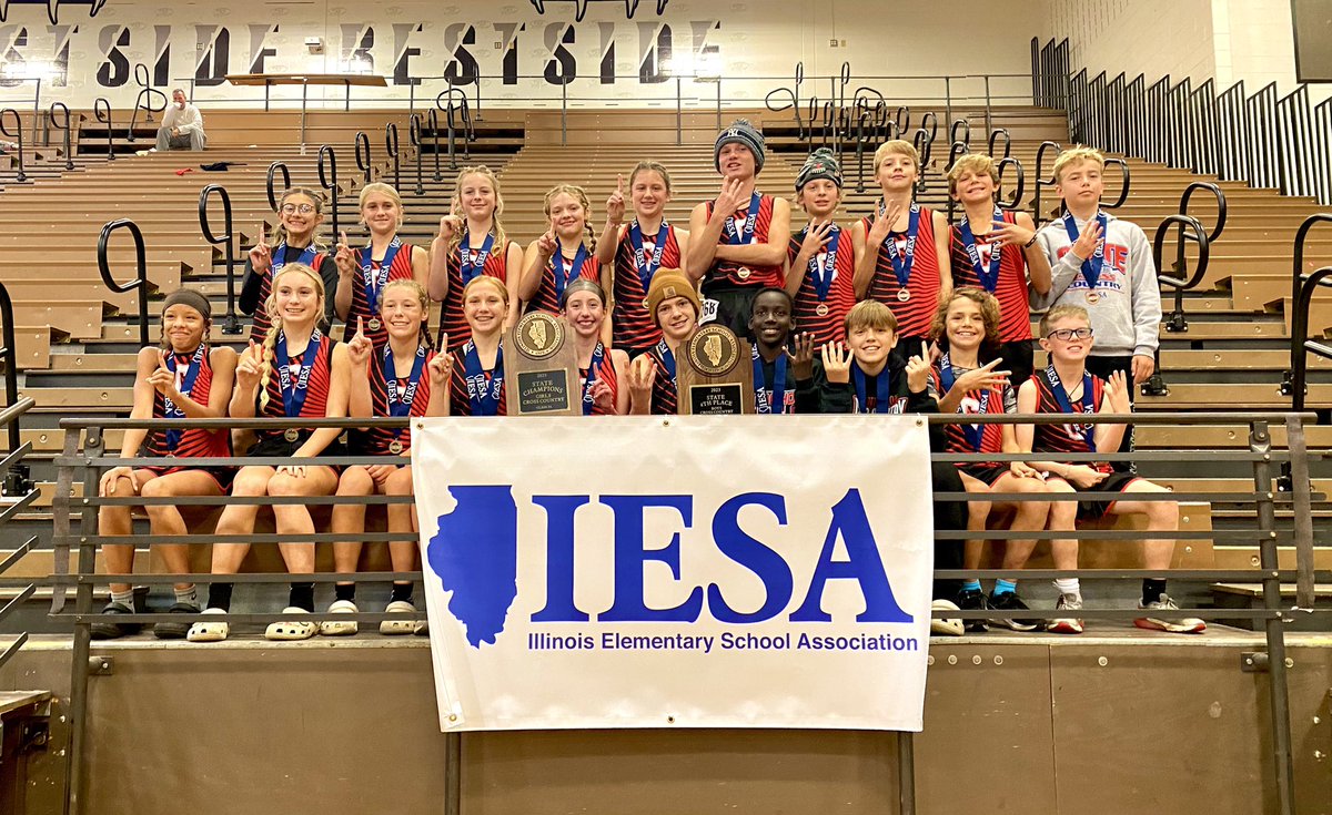 PappClass's tweet photo. When I started coaching years ago, my goal was to find a balance between encouraging the fun found in team sports with the discipline it takes to be great. Today, that goal came to fruition. The CJHS girls XC team won a state championship &amp; the boys took 4th! #doublepodiumday https://t.co/wLJCmgBnma