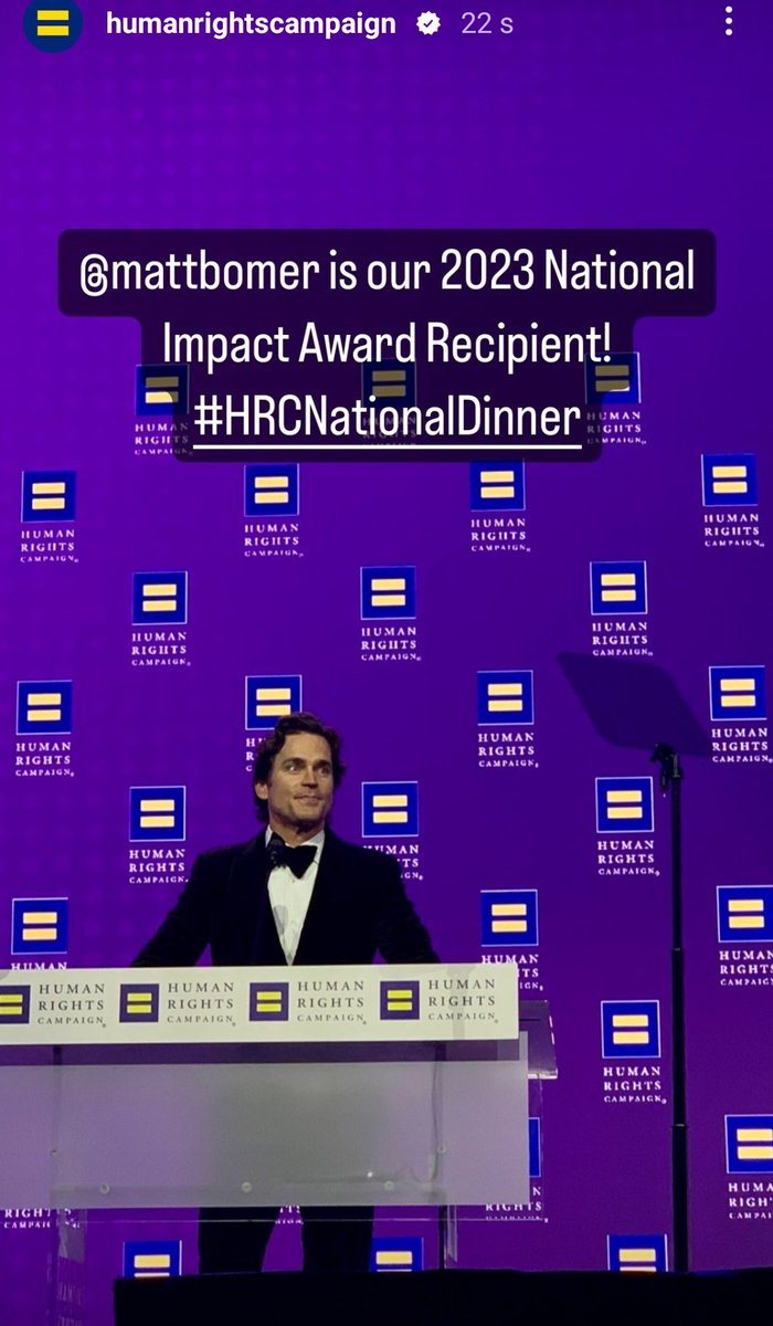 Patrici04903478's tweet photo. Hope we get to see #MattBomer's full speech at the #HRCdinner, the bit that we saw was amazing. Congratulations Matt, you deserve the Impact Award so much, you have made such an impact on all our lives with your bravery and integrity. We adore and admire you. https://t.co/287uv0FC6i
