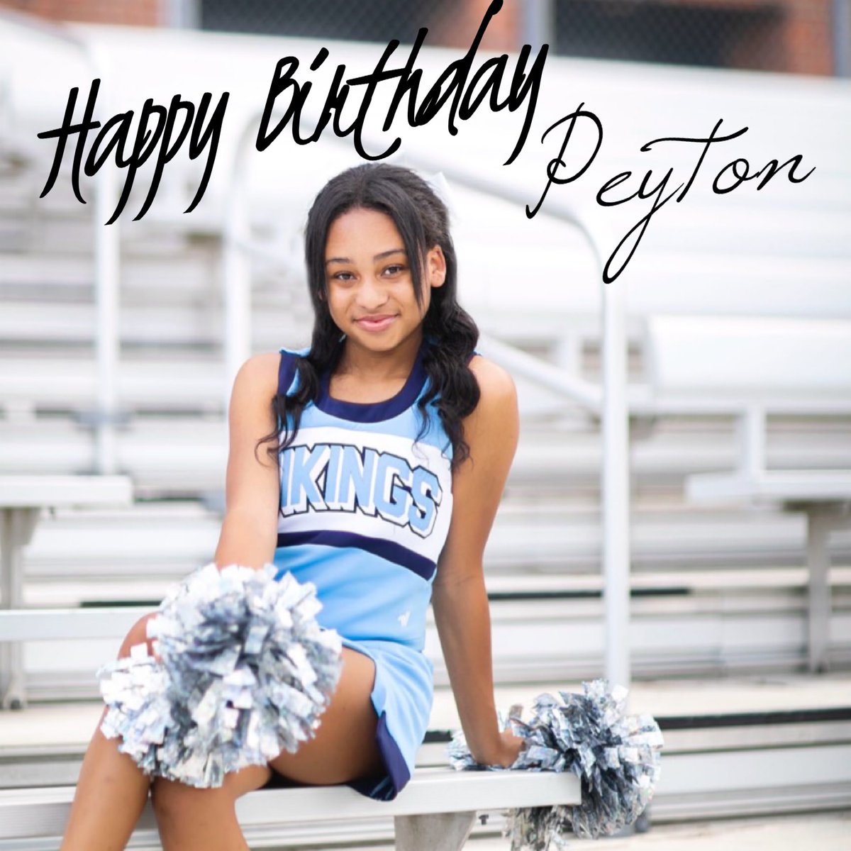 uphscheer's tweet image. Peyton is our two year JV captain! We love watching her grow as a leader and a base and are so happy she decided to tryout for the competition team as well! 💙 

We hope you have the best day Peyton! 🎉