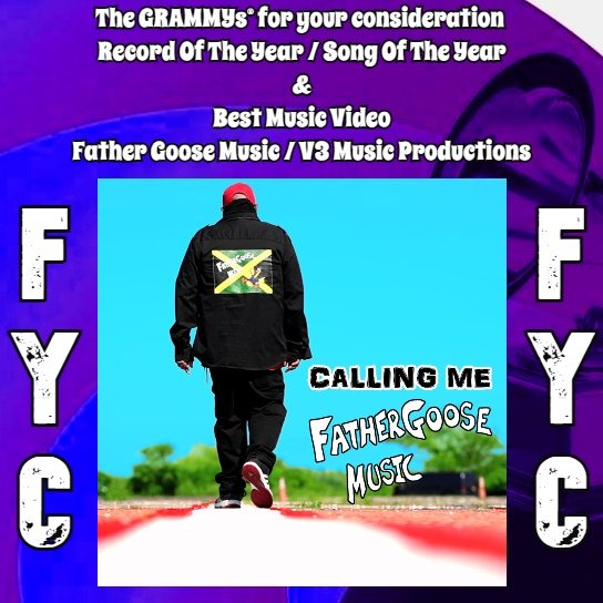 On The 66th #GRAMMYs® Ballot now! Record Of The Year / Song Of The Year / Best Video Father Goose Music / V3 Music Productions For your consideration. Go stream it: linktr.ee/fathergoosemus…