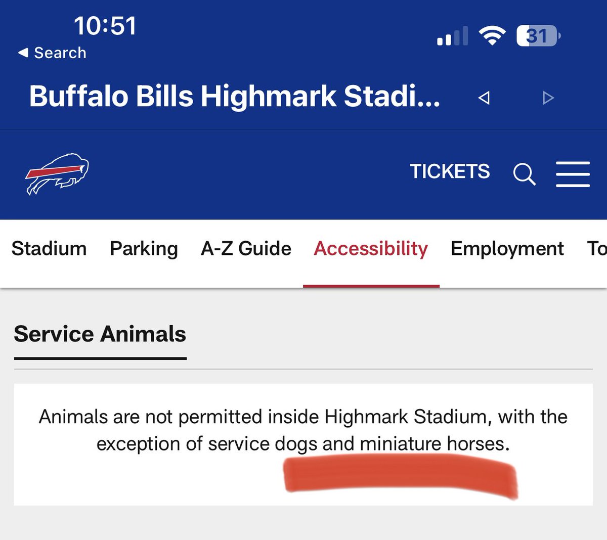 Just when I thought I knew just about everything about going to #Bills games, I see this. 🐴