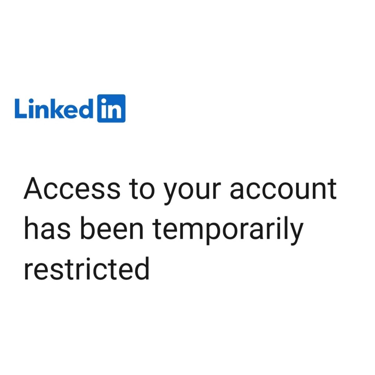 LangsenOfficial's tweet photo. Another day in LinkedIn jail @LinkedIn. Customer support inexistant. @LinkedInHelp No warning or explaination, ironically days after being offered to rejoin LinkedIn Premium (good luck with that now)
Is it even legal given the business damage, and the owned content kidnapped? https://t.co/WkgVdcREPe