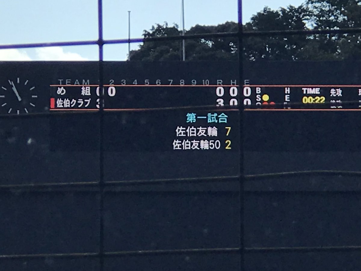 SS_BaseballPark's tweet photo. こんにちは😃😃😃
今日は第61回オールドボーイズ軟式野球大分県選手権大会⚾️
佐伯支部予選の試合が2試合行われました✨✨✨
今日は天気の方も良くて良かったです♪
無事終わりました✨✨✨

またよろしくお願いします🙇‍♀️

＃佐伯中央病院スタジアム🏟
＃軟式野球⚾️
＃オールドボーイズ軟式野球⚾️ https://t.co/w8A1bbeSLv
