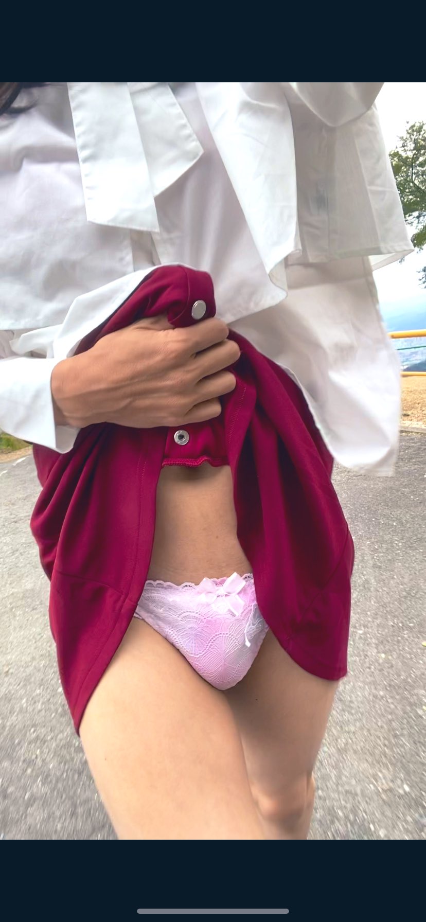 下着女装　露出 