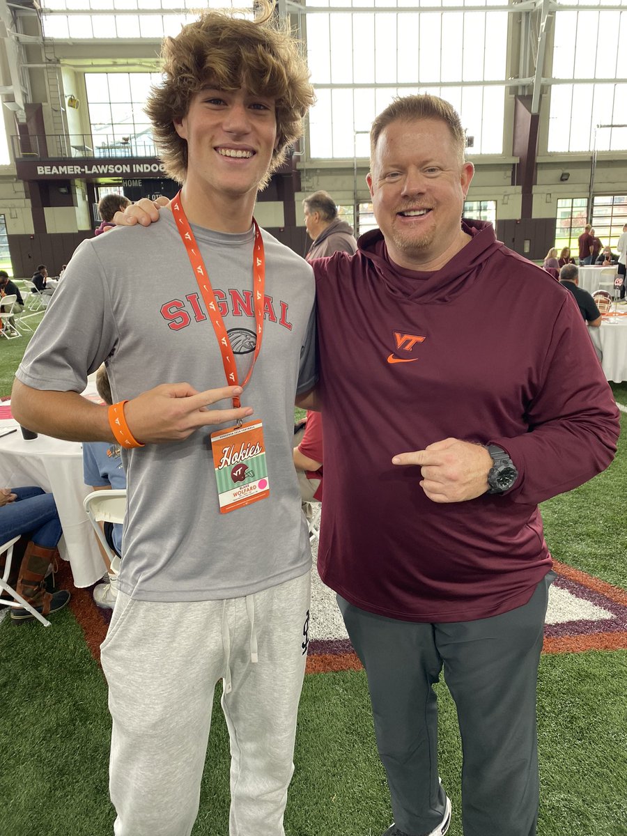 Had a great time up <a href="/HokiesFB/">Virginia Tech Football</a> big time win‼️
<a href="/CoachFerb/">Glenwood Ferebee</a> 
<a href="/Coach_Mines/">Fontel Mines</a> 
<a href="/CoachShawnQuinn/">Shawn Quinn</a> 
<a href="/_CoachTerry_/">CoachTerryWolfpack</a> 
<a href="/CSmithScout/">Chris Smith</a> 
<a href="/TheJeffCate/">Jeff Cate</a> 
<a href="/StephenHargis/">Stephen Hargis 🇺🇸</a> 
<a href="/jlsimsy/">Justin Sims</a> 
<a href="/JalynBallein/">Jalyn Ballein</a>