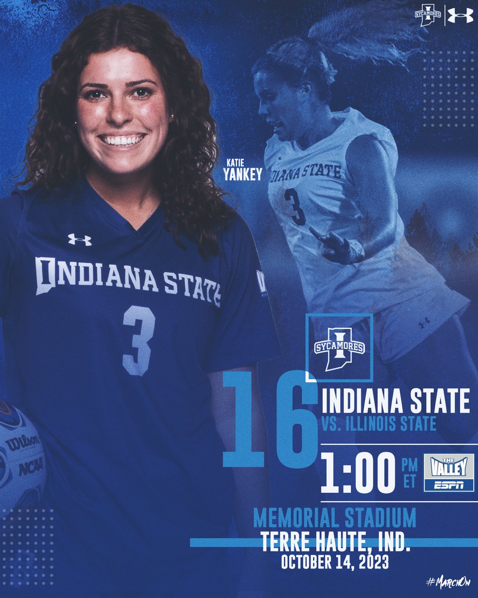 #GameDay

🆚 Illinois State
🏟️ Memorial Stadium
⏱️ 1 p.m.
📍 Terre Haute, Ind.
📺 sycamor.es/48NkjZf
📊 sycamor.es/INSLiveStats

#MarchOn
