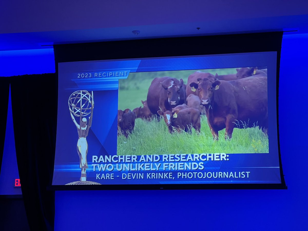 drsteuss's tweet image. The @kare11 #midwestemmys wins are coming in fast and furious! FIVE more to report! @rshaver11’s “Repping D. Hill” wins Daily News Report-single shift. @RenaKARE11’s “Rancher and Researcher: Two Unlikely Friends” wins Hard News Report-No Production Time Limit…