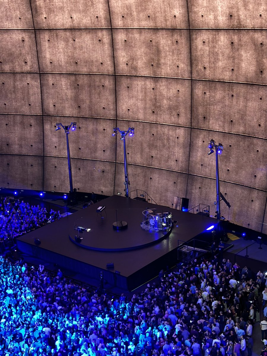 In our seats. #U2UV #TheSphere