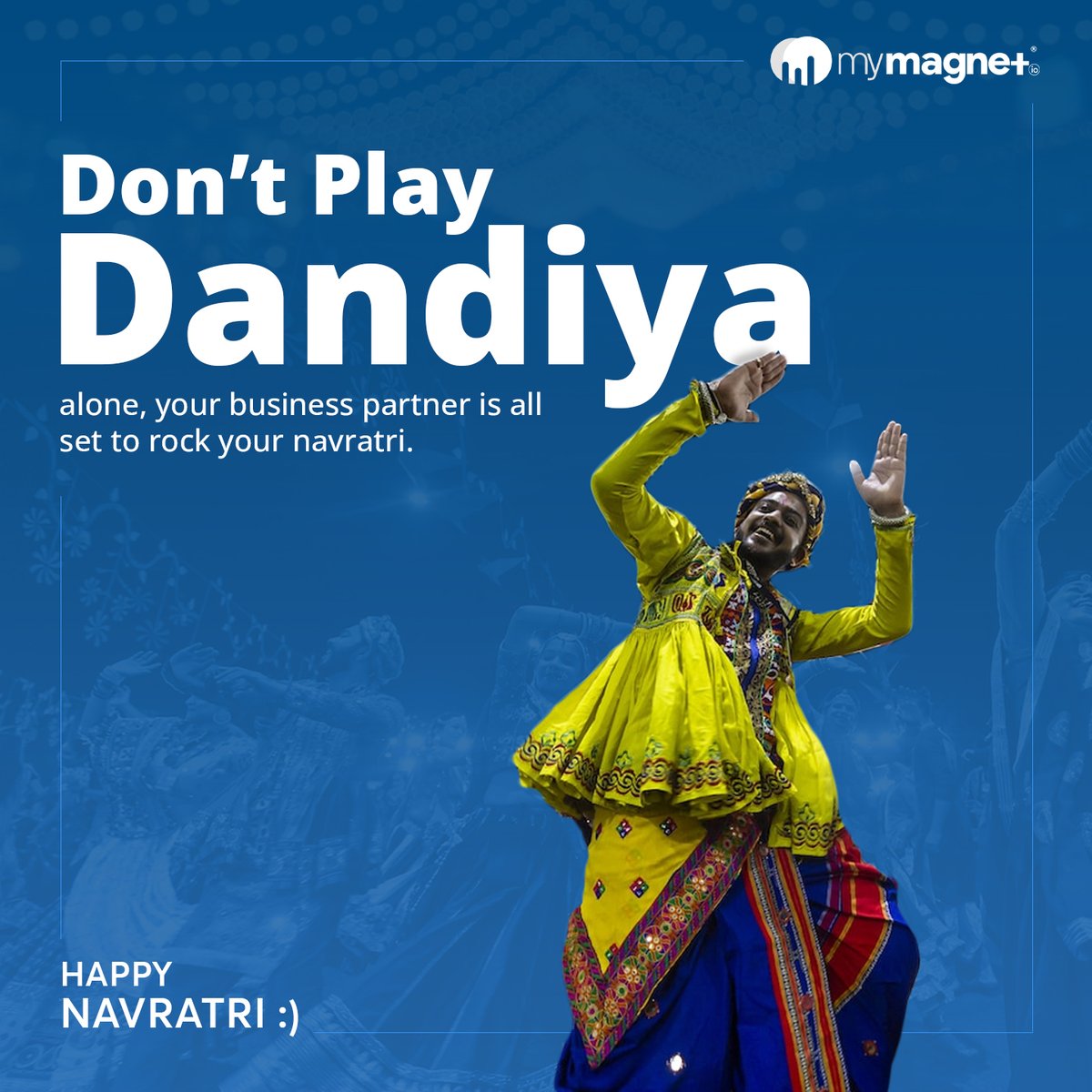 As the beats of Dandiya resonate, may your life be filled with rhythm, harmony, and success.

Mymagnet.io wish you a prosperous and joyous Navratri! 🥁🏡

#navratri #navratri2023 #HappyNavratri #NavratriFestivities #realestate #realestatebrokerage #realtors #mymagnet