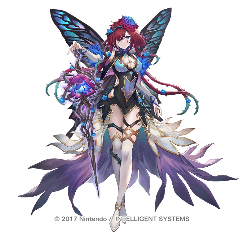 「『ファイアーエムブレムヒーローズ』にて 「献身の夢 スカビオサ」を担当させていた」|いちかわはるのイラスト