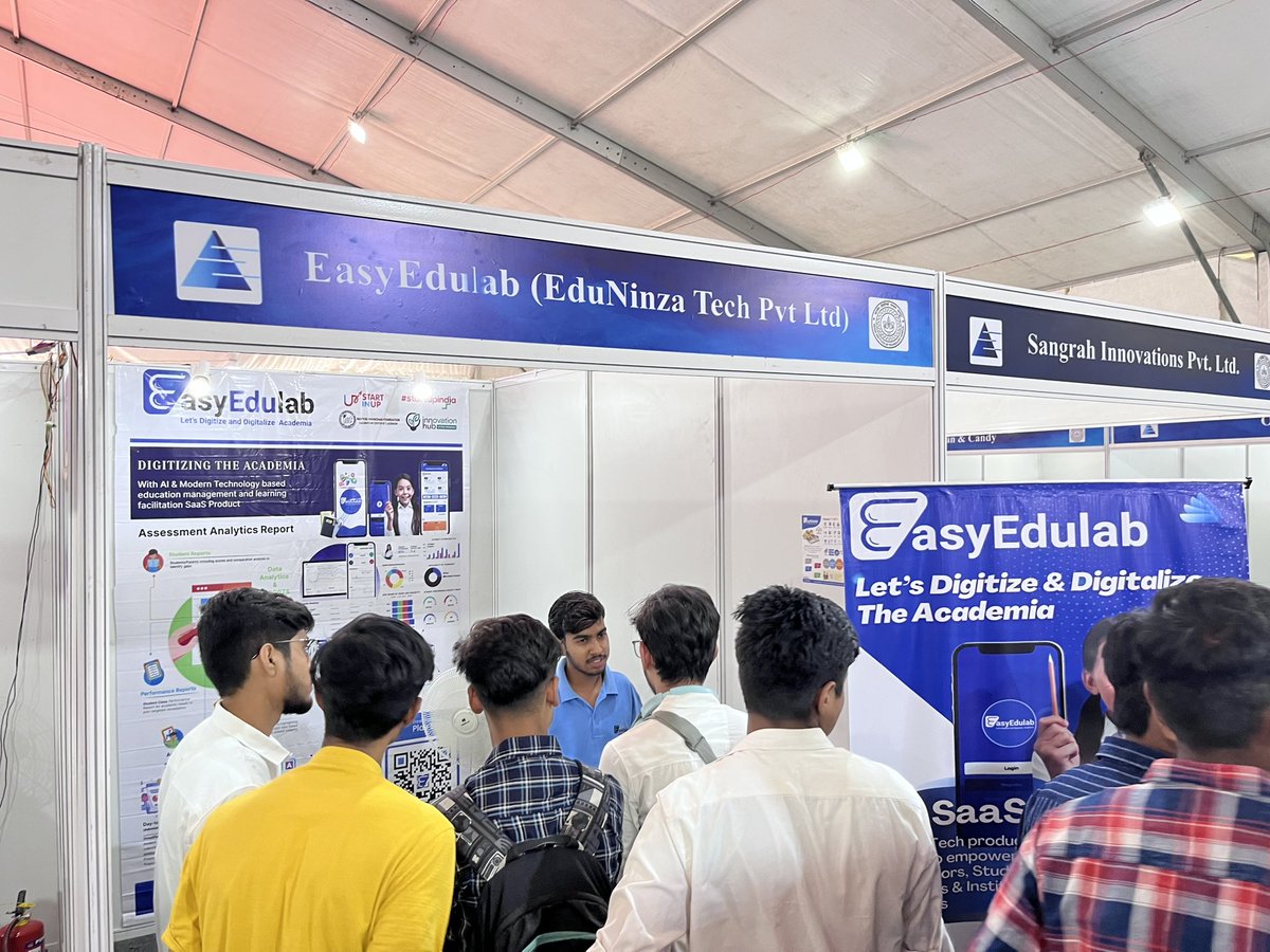 gauravsrivaa's tweet photo. IIT Kanpur, selected @easyedulab in its E-Summit23. It created many opportunities, interaction with IIT Students, Industry&investors.
We offered few internship to interested students #iitkanpur #esummit23 #easyedulab
@IITKanpur
Thank you @ecelliitk for such a great opportunity https://t.co/HuYp7z8wVS