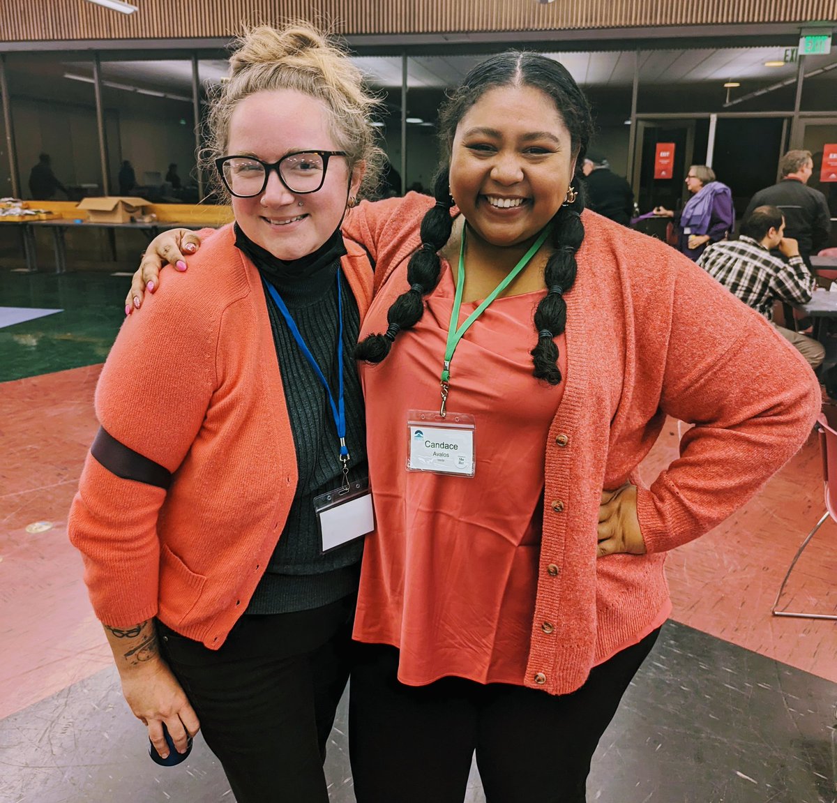 candaceforpdx's tweet photo. Coral Twinning with Clara! ๐ A lovely day building community power and knowledge with fellow community leaders, activists, and electeds at the East County Rising Summit! ๐๐ #ECR #PDXpol https://t.co/9i0hIcPu4E
