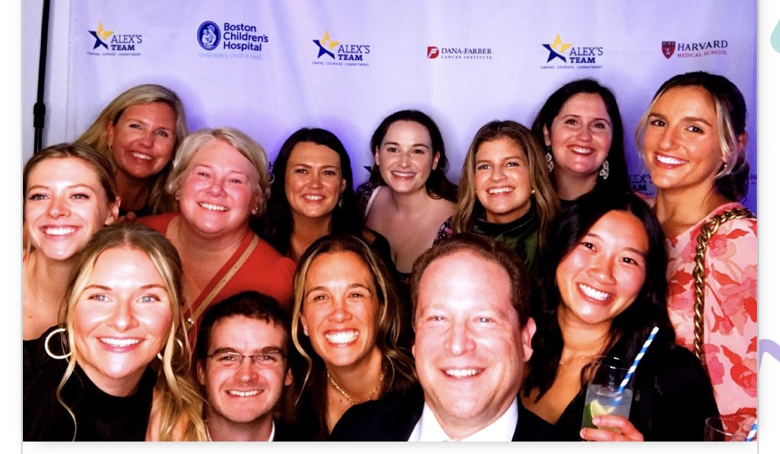 Remembering Alexandra Miliotis tonight at the @Alexs_Team Spirit Ball, where we gather yearly to honor the Miliotis Family and their mission to eradicate pediatric cancer by raising funds for nursing respite and research fellowships to inspire the next generation. @DFBC_PedCare